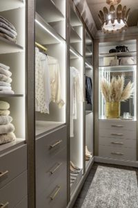 Closet com led interno